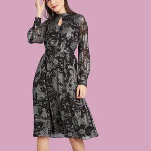 ModCloth More to Adore Long Sleeve A-line Dress